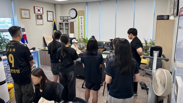 마마미디어 청소년 미디어교육 · 촬영 · 편집 | 참전용사 인터뷰 영상제작 현장 사진