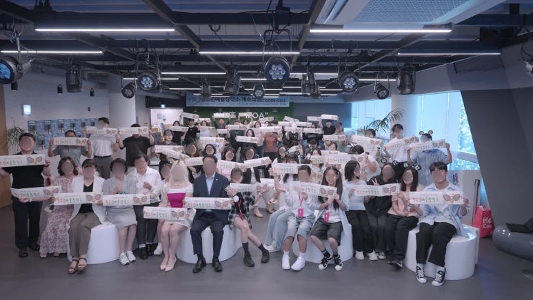 광명시 청소년예술창작소 개소식 영상 제작 현장 사진
