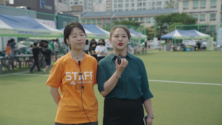 미추홀 그린페스티벌 스케치영상 제작 현장 사진